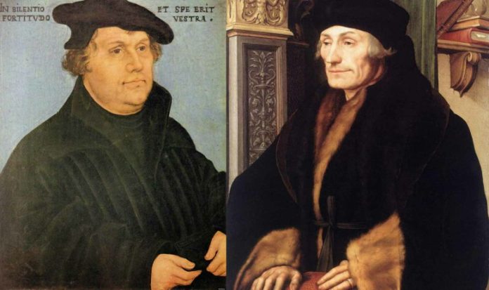 Lutero y Erasmo- lahora.gt